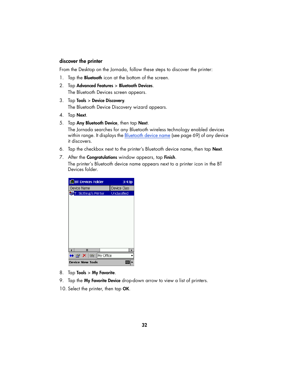 Discover, The printer | HP Deskjet 995c Printer User Manual | Page 35 / 82
