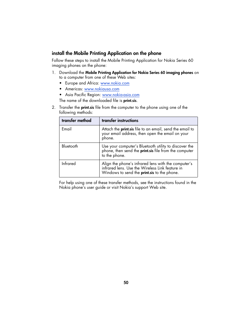 Install | HP Deskjet 995c Printer User Manual | Page 53 / 82