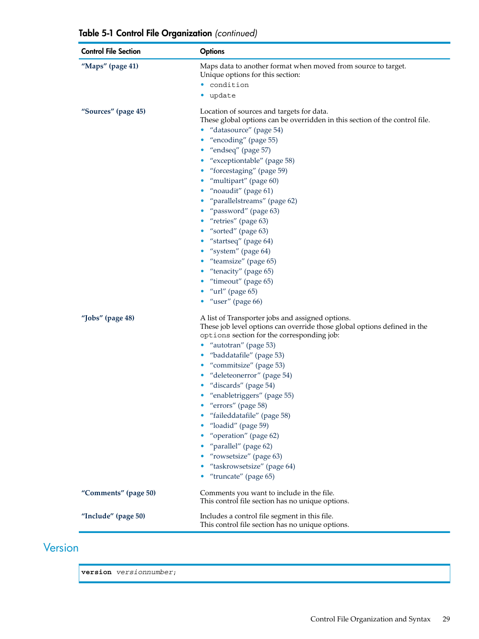 Version | HP Neoview Release 2.5 Software User Manual | Page 29 / 136