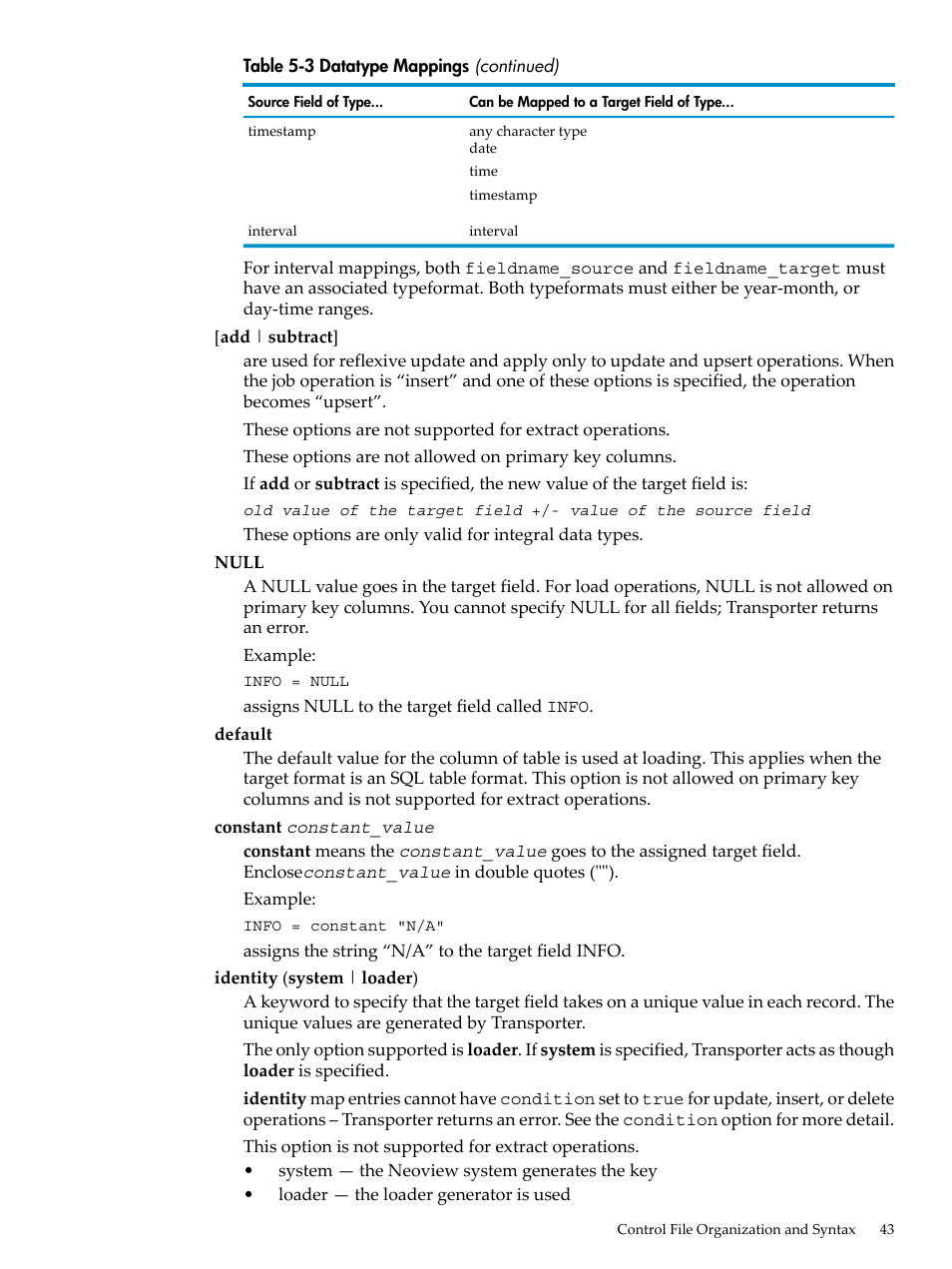 HP Neoview Release 2.5 Software User Manual | Page 43 / 136