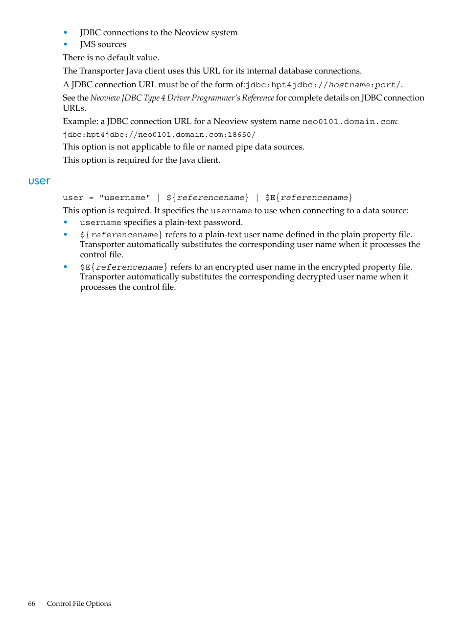 User | HP Neoview Release 2.5 Software User Manual | Page 66 / 136