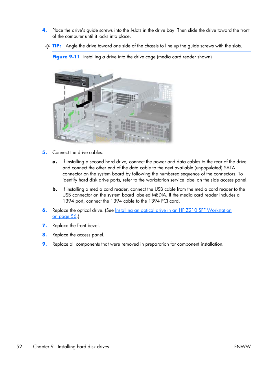 HP Z210 Convertible Minitower-Workstation User Manual | Page 60 / 68