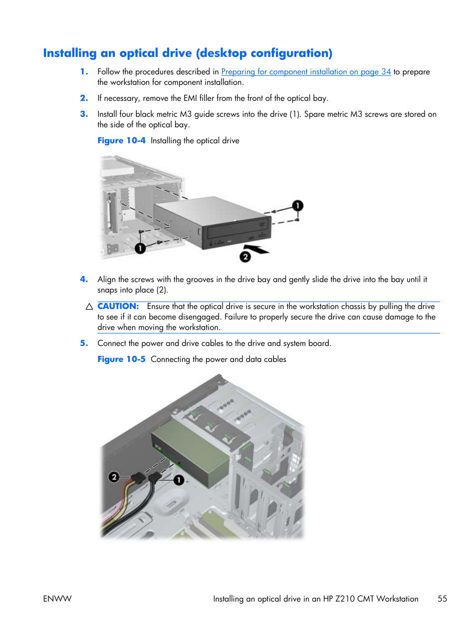 HP Z210 Convertible Minitower-Workstation User Manual | Page 63 / 68
