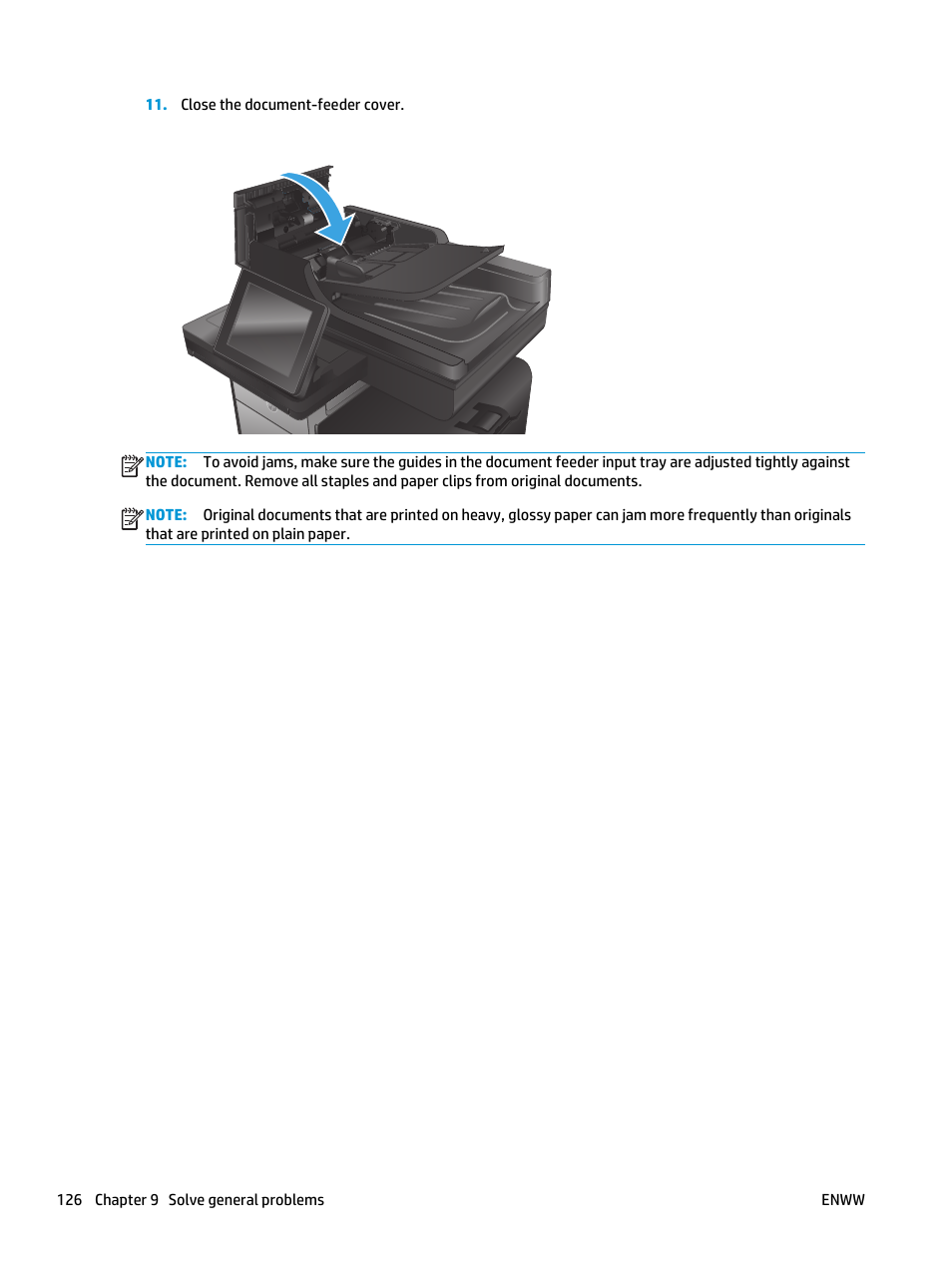 HP Officejet Enterprise Color X585 Multifunction Printer series User Manual | Page 136 / 172