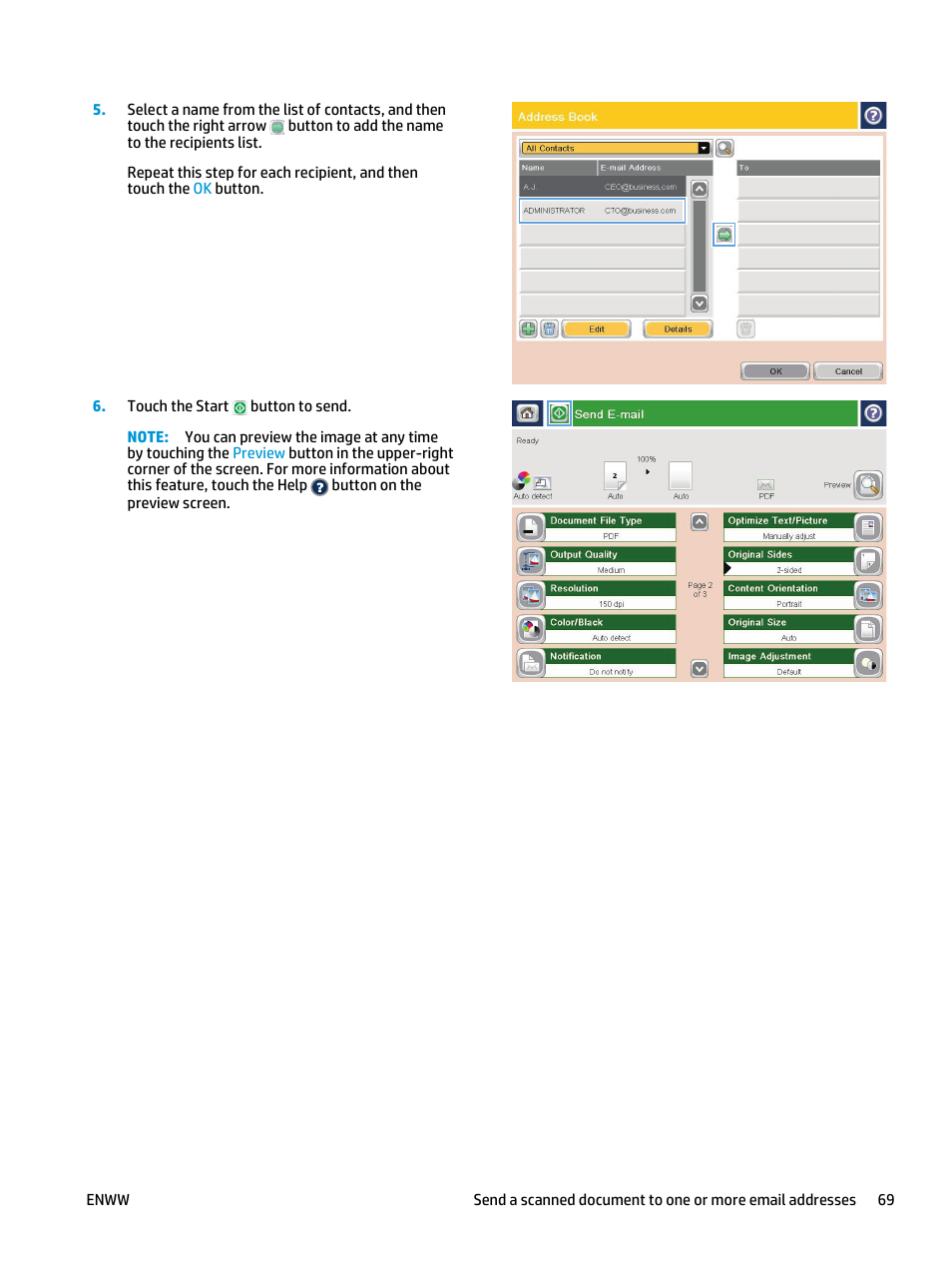 HP Officejet Enterprise Color X585 Multifunction Printer series User Manual | Page 79 / 172