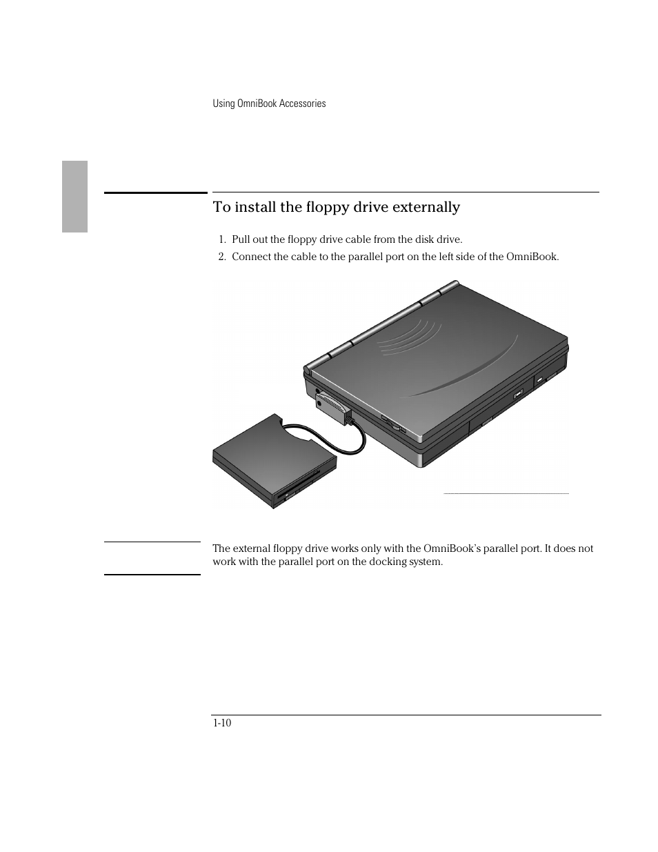 HP OmniBook 2000 Notebook PC User Manual | Page 10 / 40