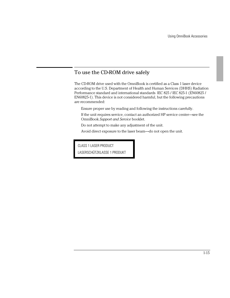 HP OmniBook 2000 Notebook PC User Manual | Page 15 / 40