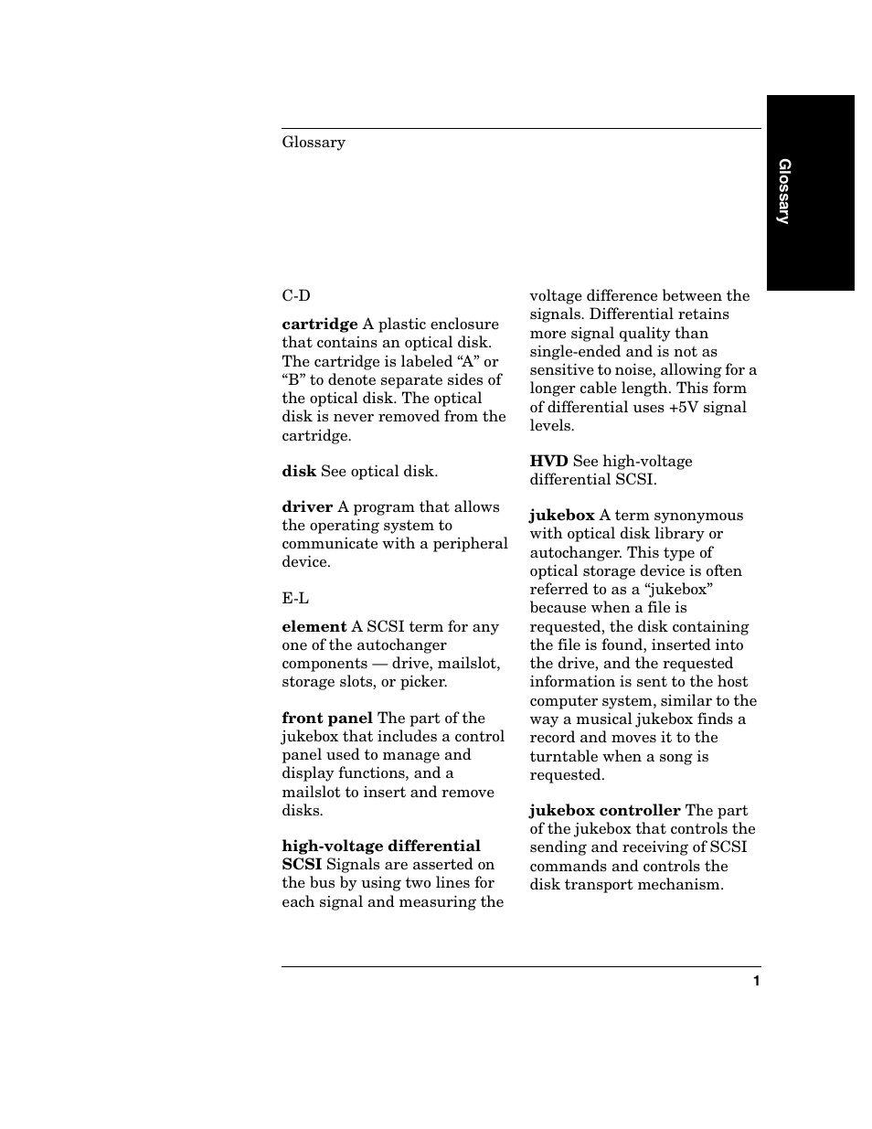 HP Optical Jukeboxes User Manual | Page 103 / 108