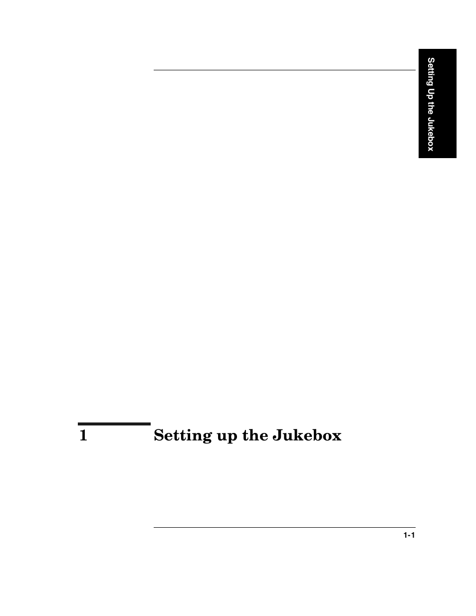 Setting up the jukebox, 1setting up the jukebox | HP Optical Jukeboxes User Manual | Page 13 / 108