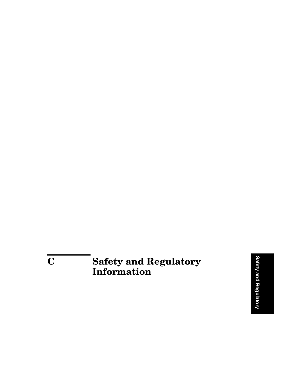 C. safety and regulatory information, Csafety and regulatory information | HP Optical Jukeboxes User Manual | Page 93 / 108