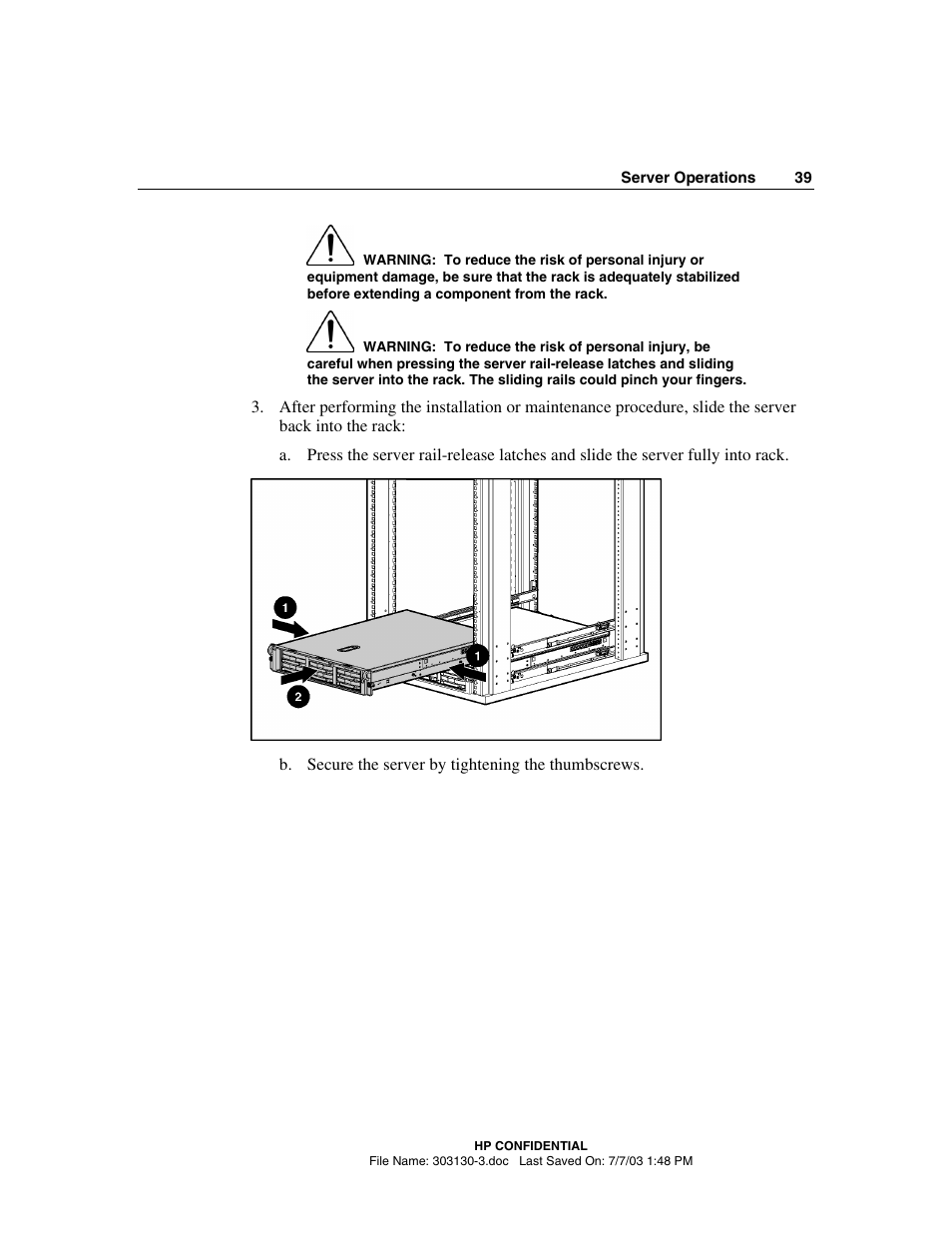 HP ProLiant DL380 G3 Server User Manual | Page 39 / 164