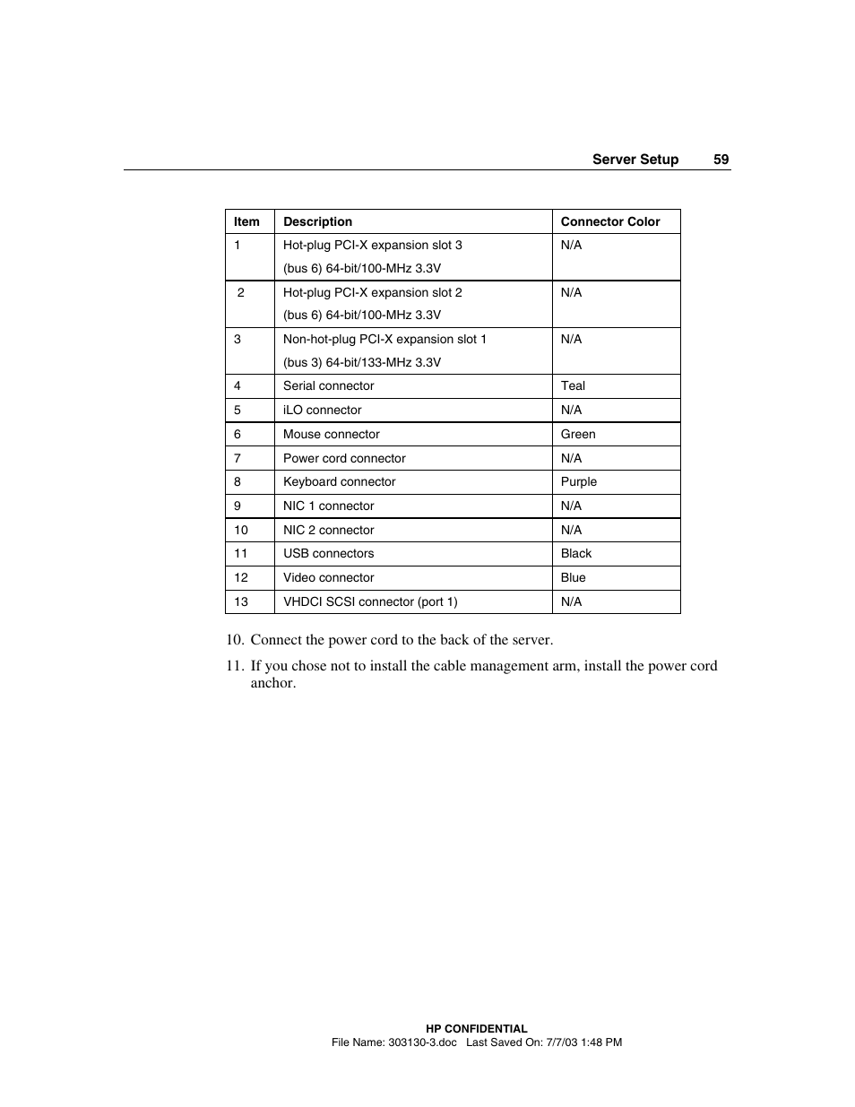 HP ProLiant DL380 G3 Server User Manual | Page 59 / 164