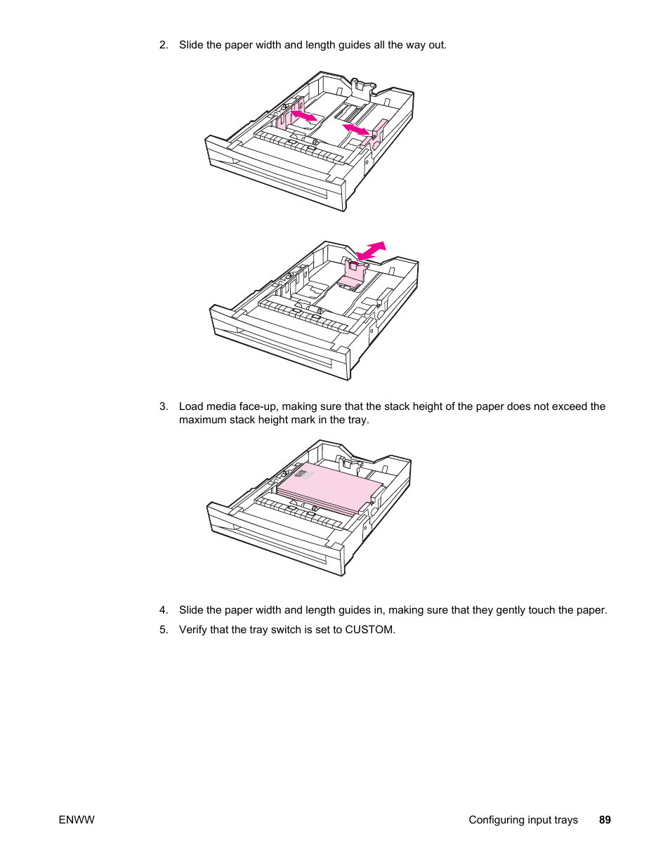 HP Color LaserJet 5550 Printer series User Manual | Page 103 / 294