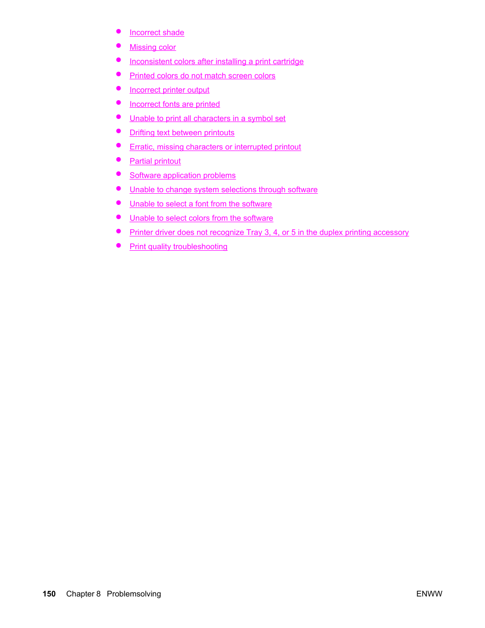 HP Color LaserJet 5550 Printer series User Manual | Page 164 / 294