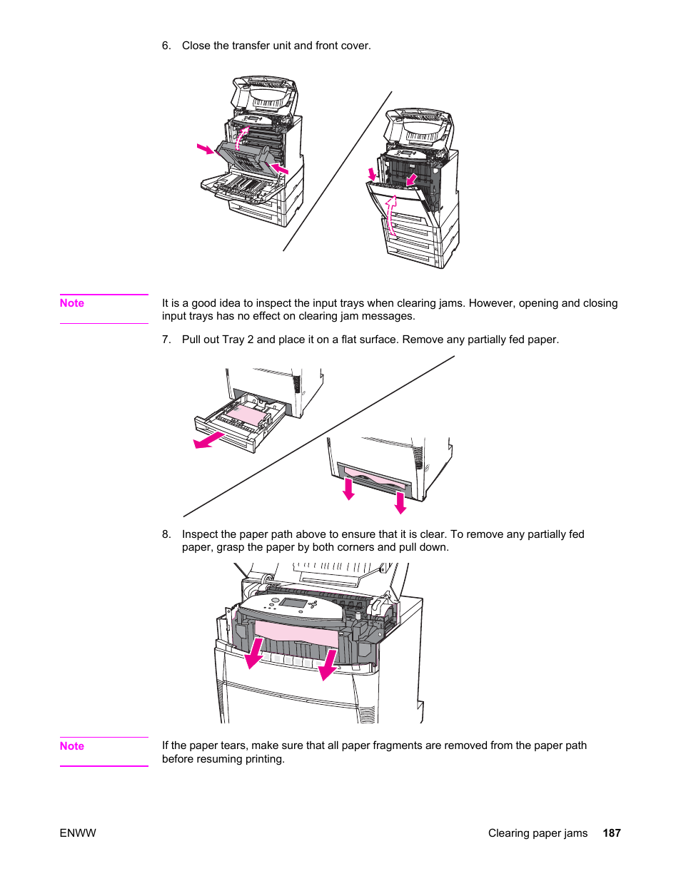 HP Color LaserJet 5550 Printer series User Manual | Page 201 / 294