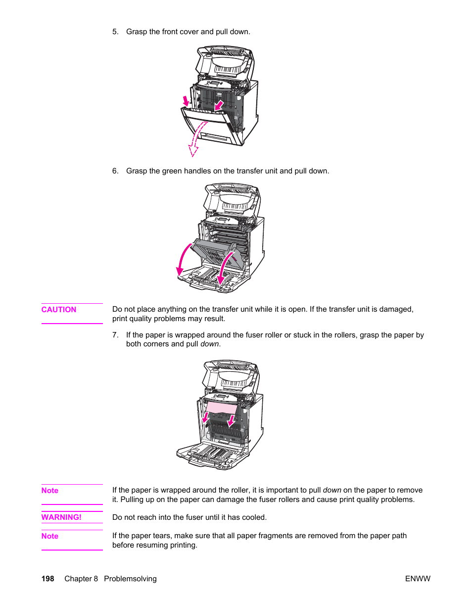 HP Color LaserJet 5550 Printer series User Manual | Page 212 / 294