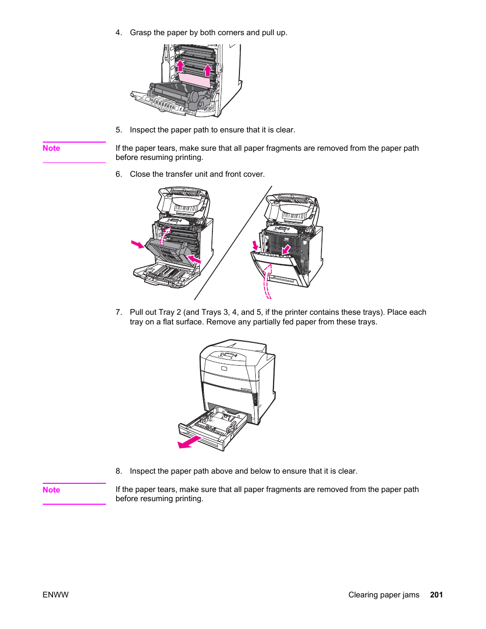 HP Color LaserJet 5550 Printer series User Manual | Page 215 / 294