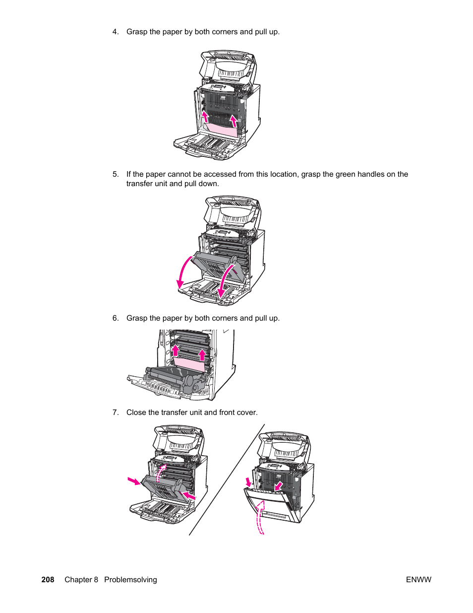 HP Color LaserJet 5550 Printer series User Manual | Page 222 / 294
