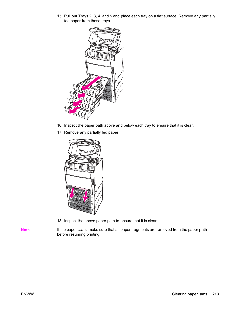 HP Color LaserJet 5550 Printer series User Manual | Page 227 / 294