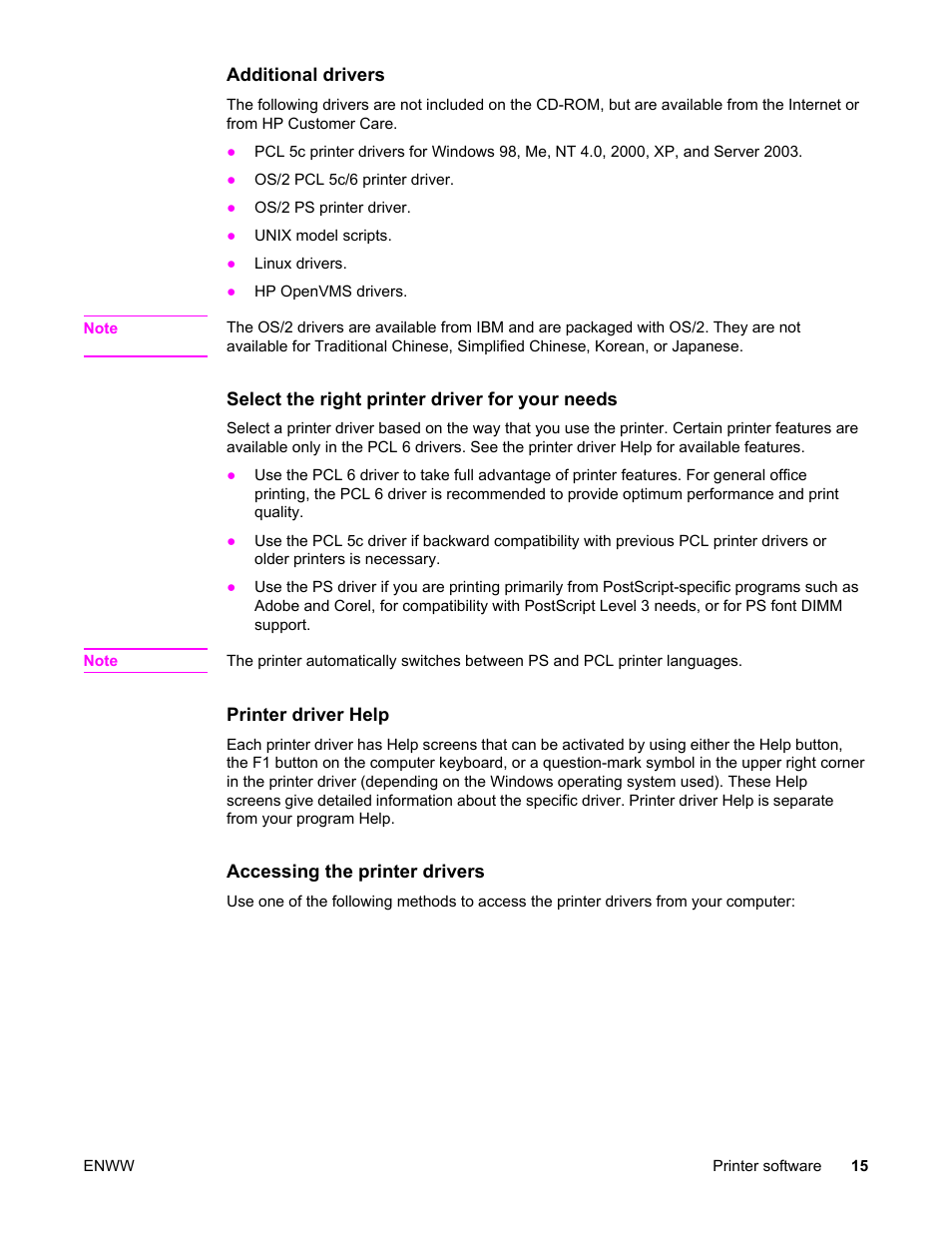 HP Color LaserJet 5550 Printer series User Manual | Page 29 / 294