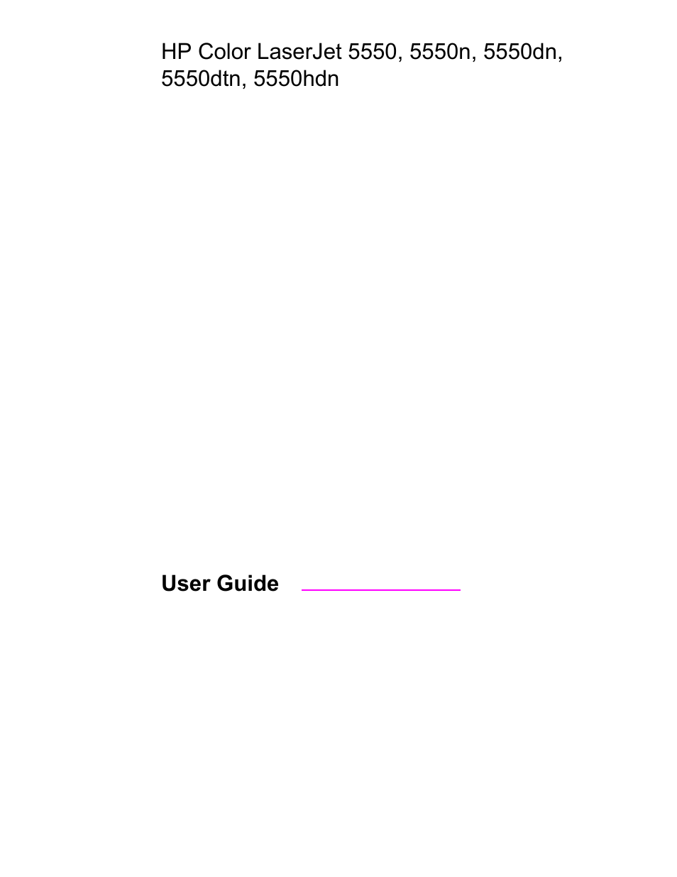 HP Color LaserJet 5550 Printer series User Manual | Page 3 / 294