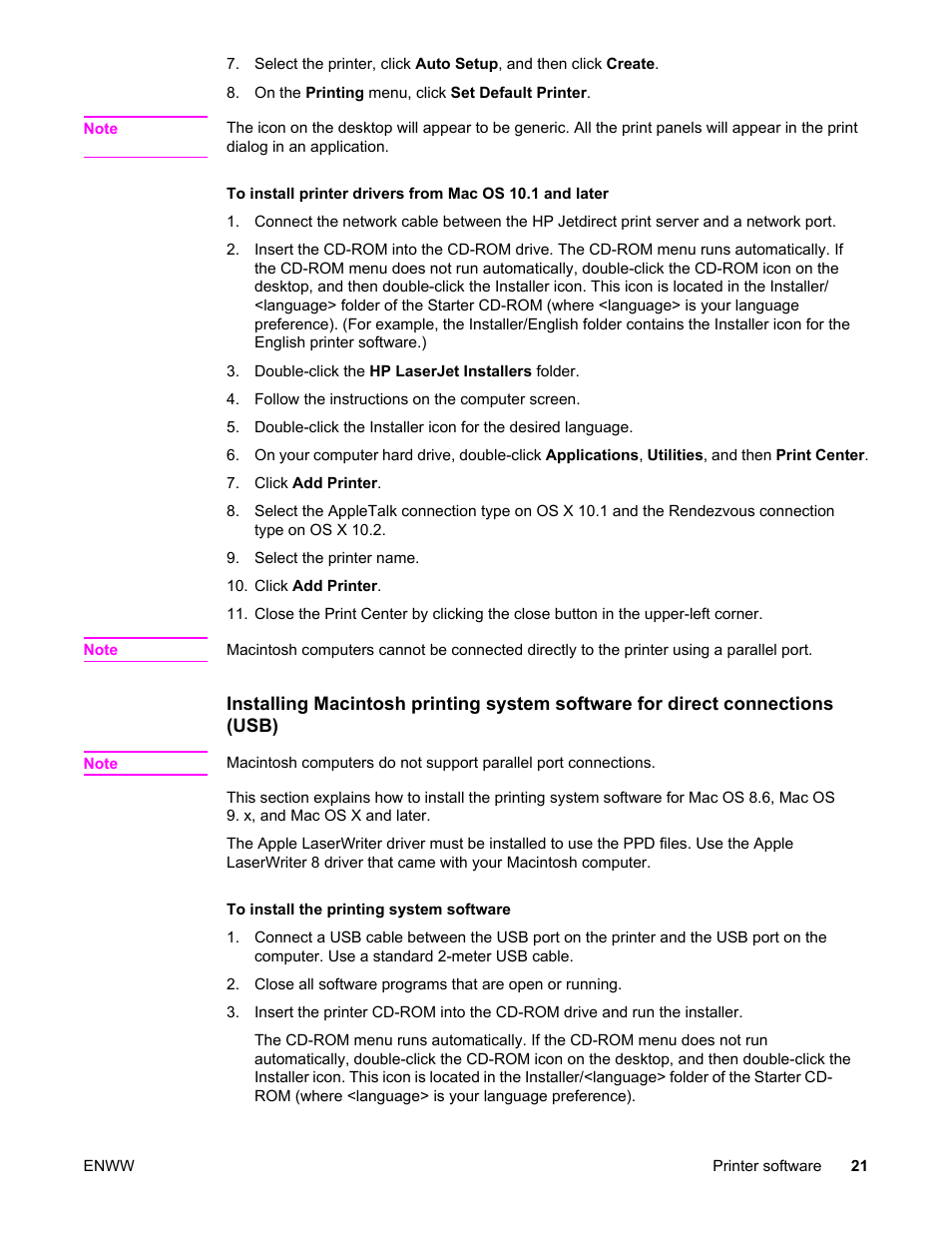 HP Color LaserJet 5550 Printer series User Manual | Page 35 / 294