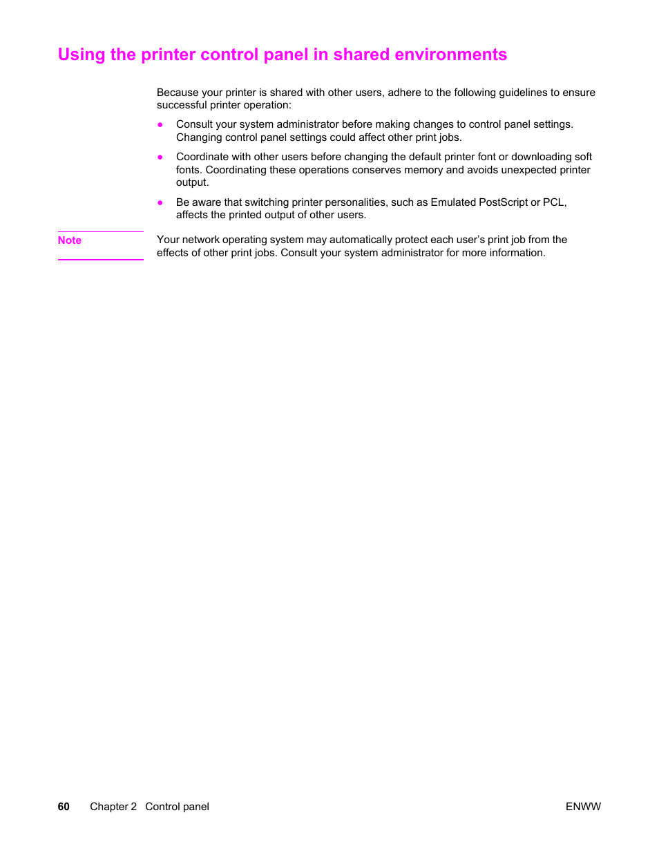 HP Color LaserJet 5550 Printer series User Manual | Page 74 / 294