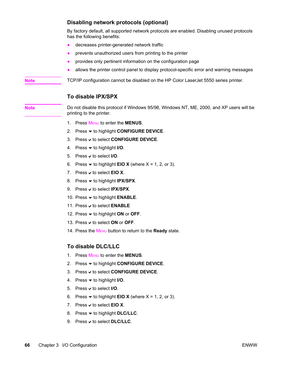 HP Color LaserJet 5550 Printer series User Manual | Page 80 / 294