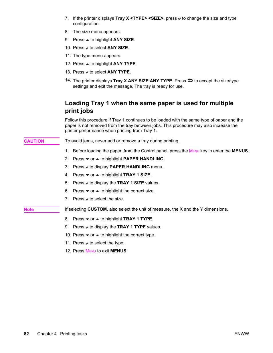 HP Color LaserJet 5550 Printer series User Manual | Page 96 / 294