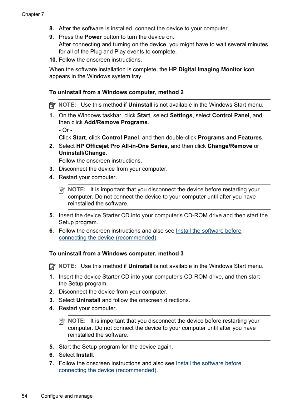 HP Officejet Pro L7480 All-in-One Printer User Manual | Page 58 / 120