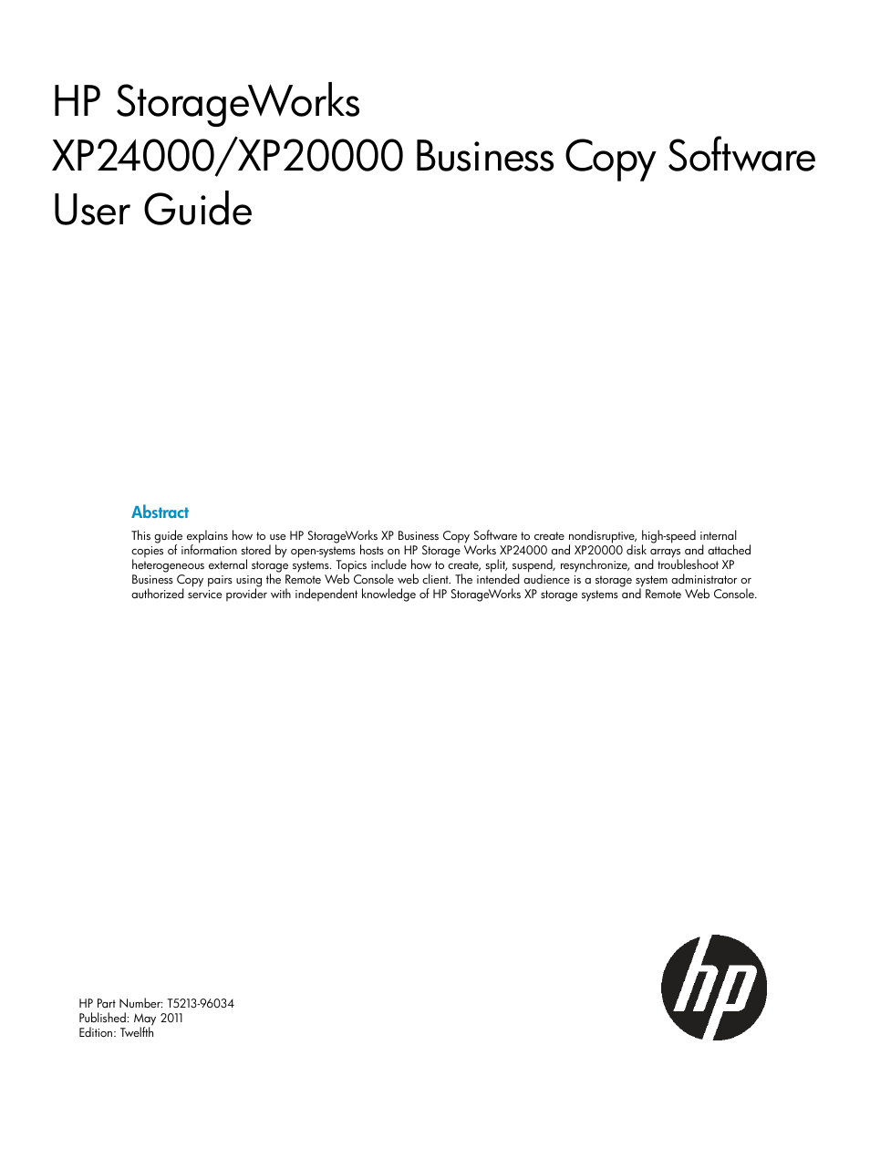 HP XP Business Copy Software User Manual | 113 pages