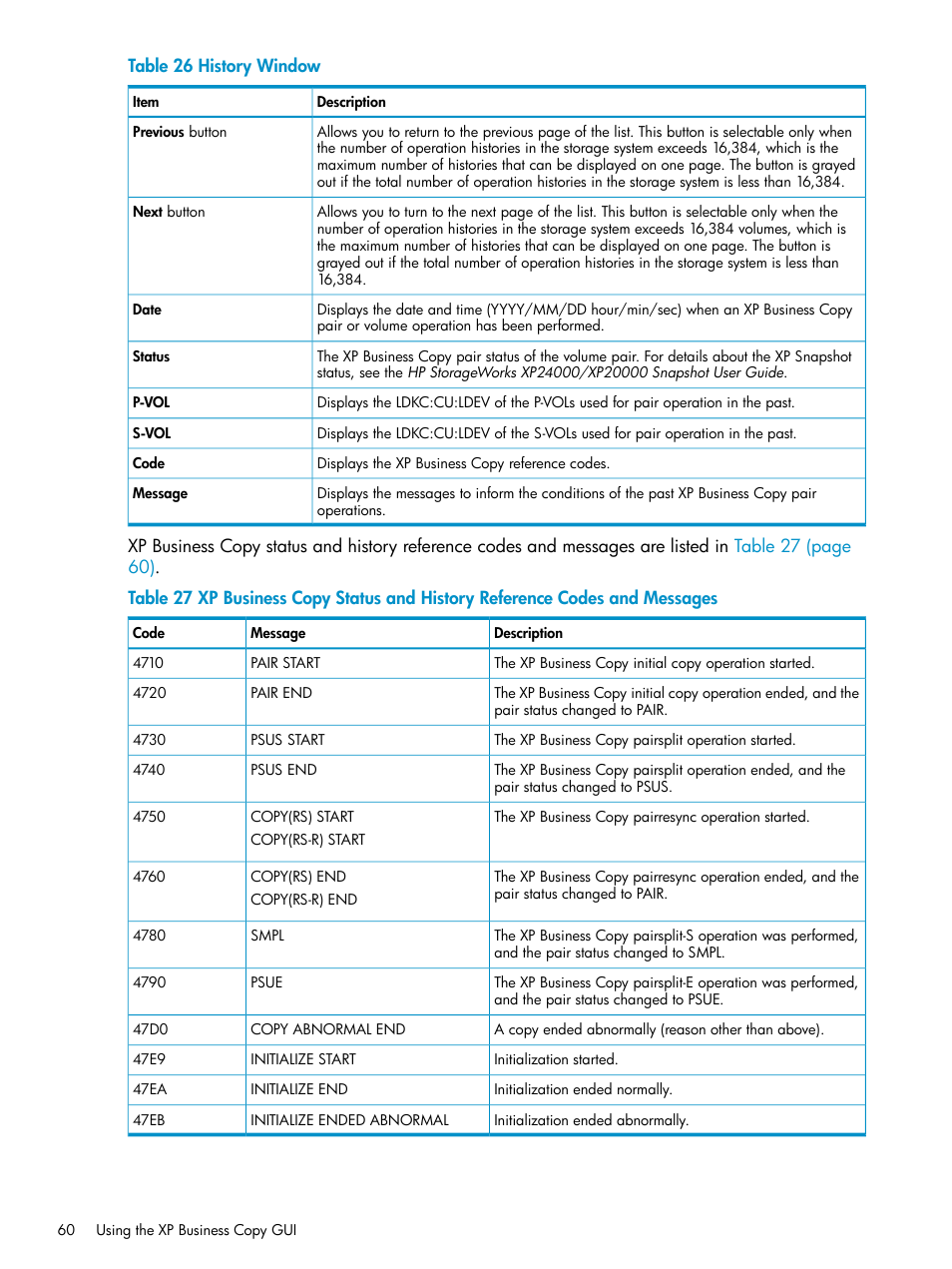 HP XP Business Copy Software User Manual | Page 60 / 113