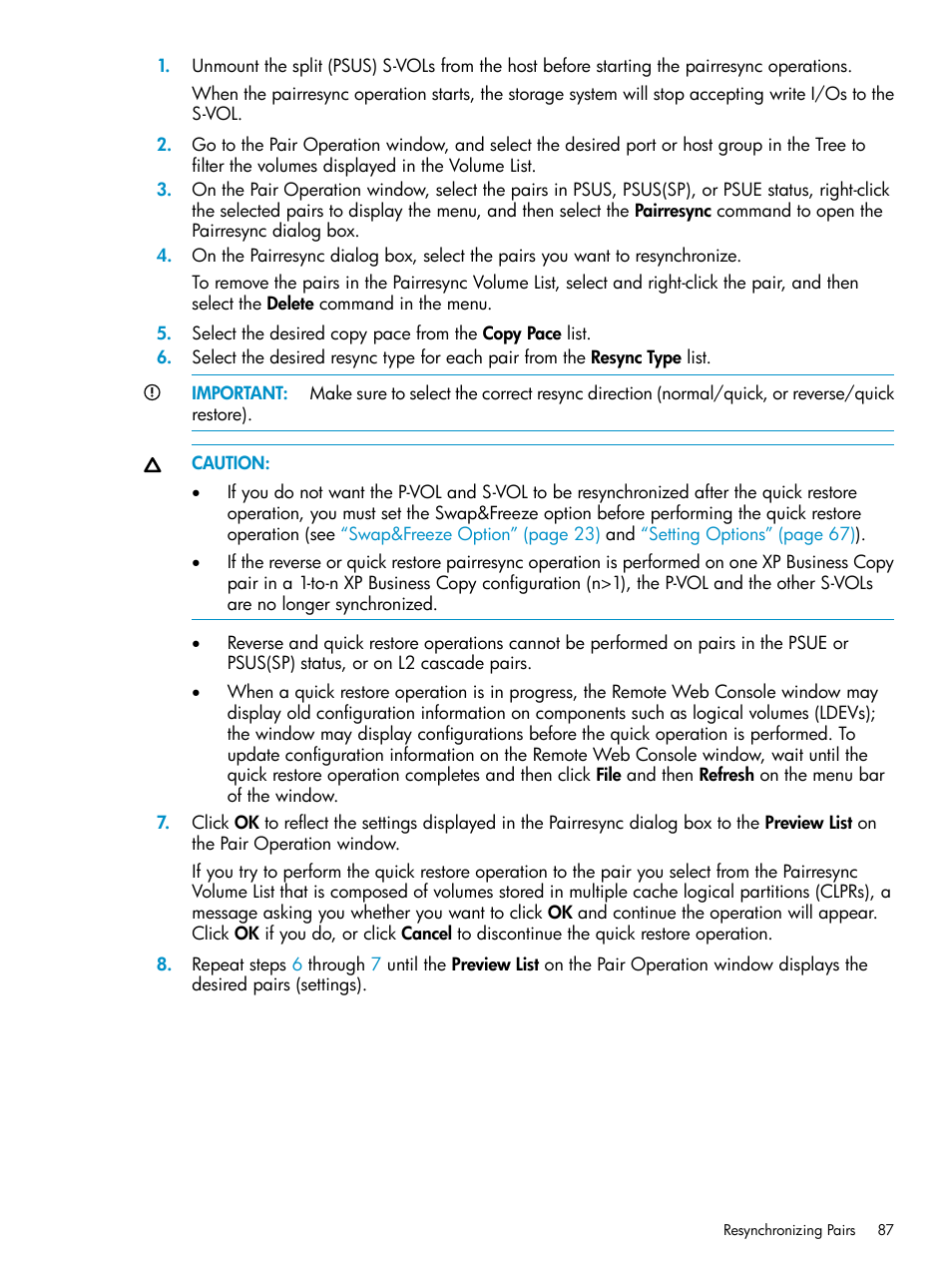 HP XP Business Copy Software User Manual | Page 87 / 113