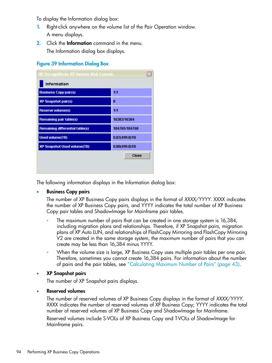 HP XP Business Copy Software User Manual | Page 94 / 113