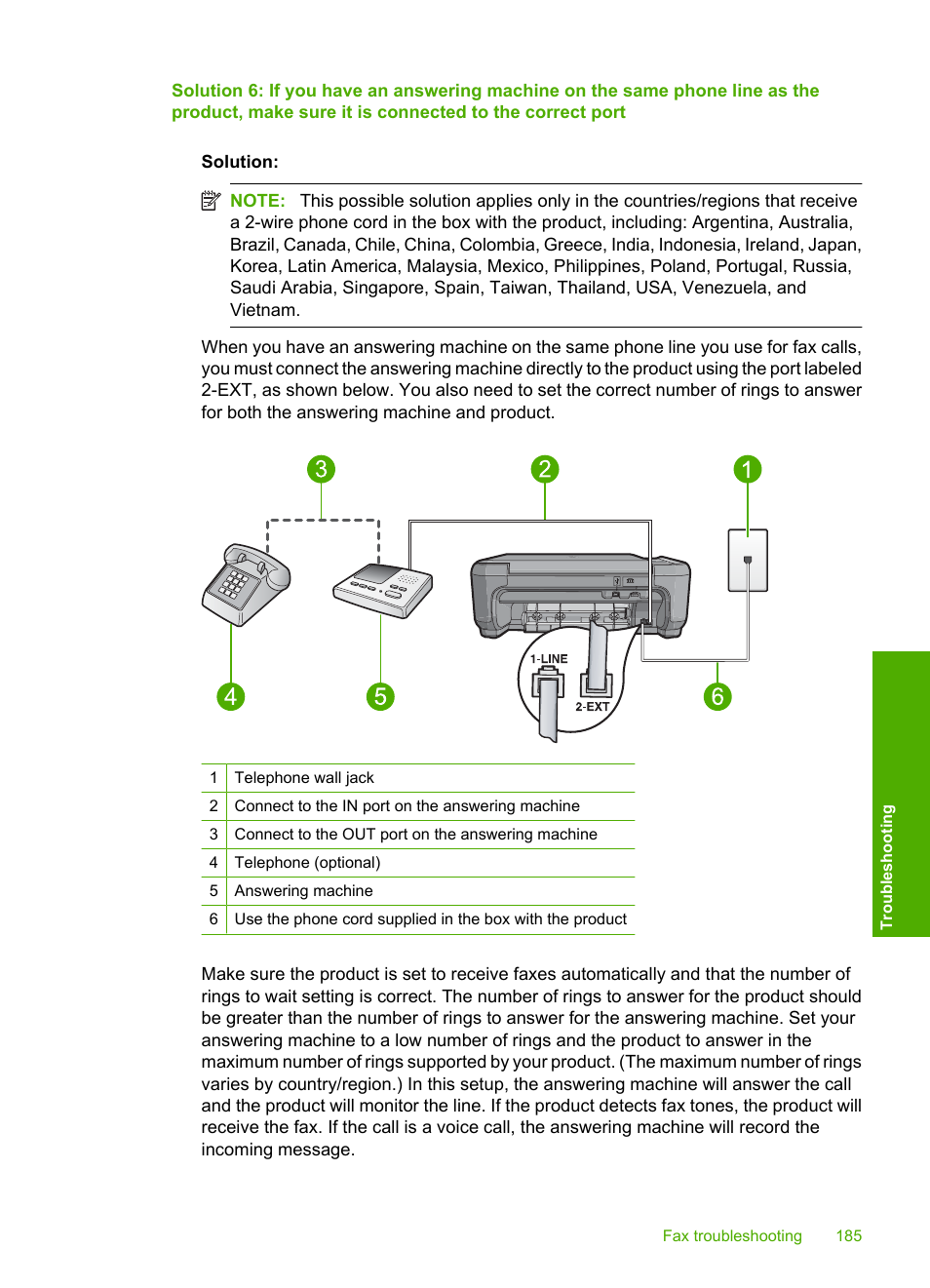 HP Photosmart C4344 All-in-One Printer User Manual | Page 188 / 317