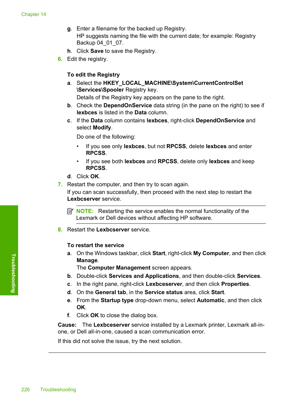 HP Photosmart C4344 All-in-One Printer User Manual | Page 229 / 317