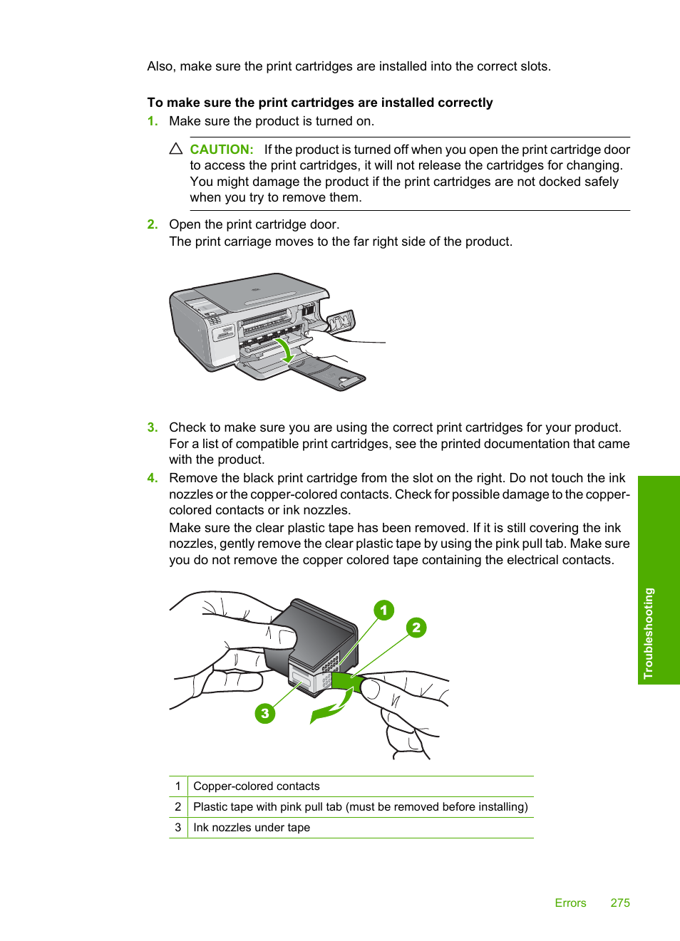 HP Photosmart C4344 All-in-One Printer User Manual | Page 278 / 317