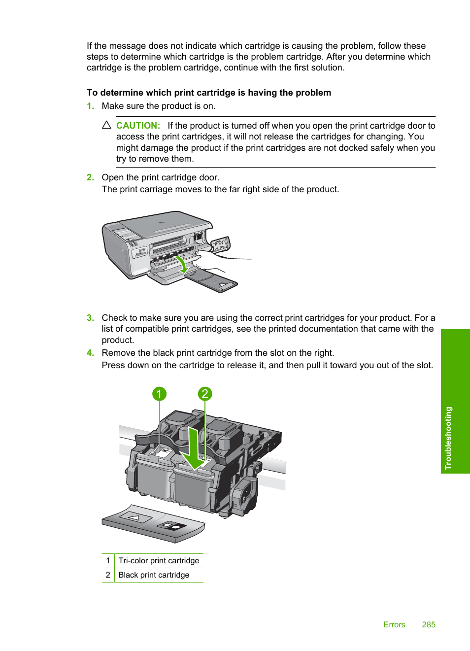 HP Photosmart C4344 All-in-One Printer User Manual | Page 288 / 317