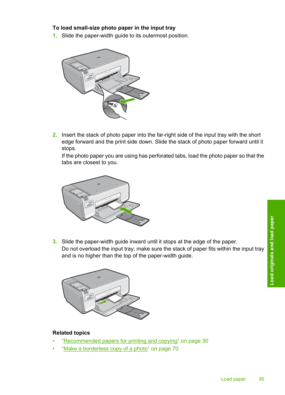 HP Photosmart C4344 All-in-One Printer User Manual | Page 38 / 317