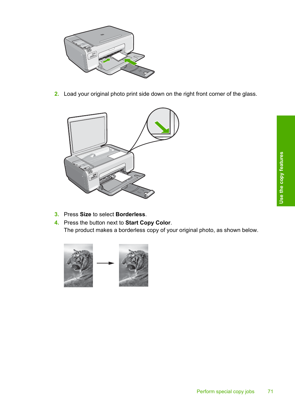 HP Photosmart C4344 All-in-One Printer User Manual | Page 74 / 317