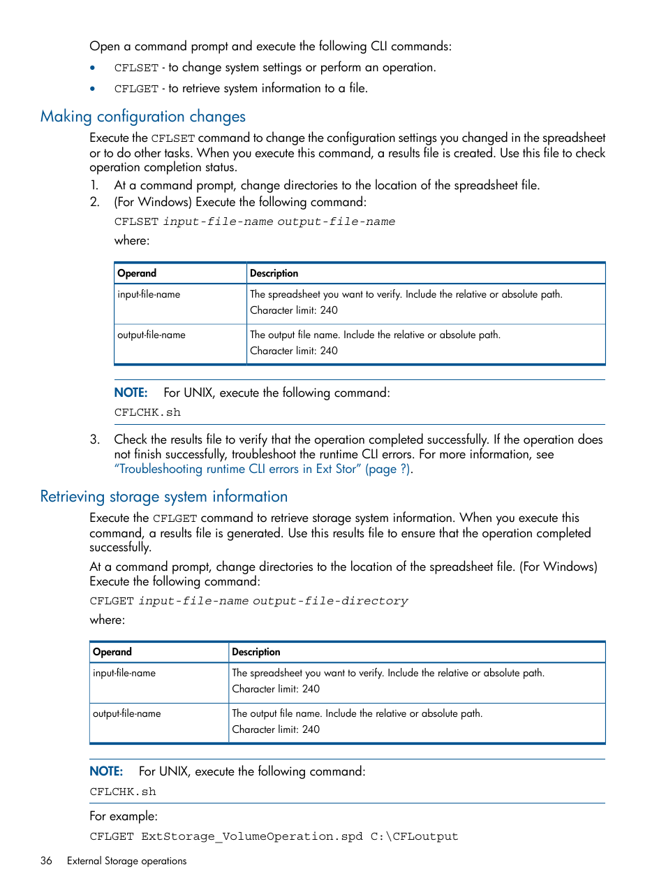 Making configuration changes, Retrieving storage system information | HP XP P9500 Storage User Manual | Page 36 / 78