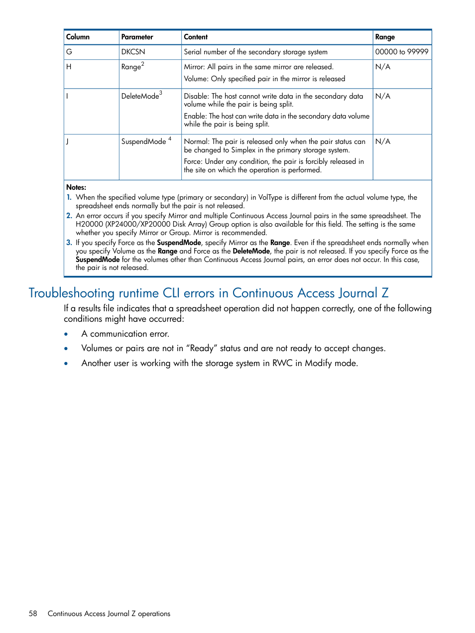 HP XP P9500 Storage User Manual | Page 58 / 78