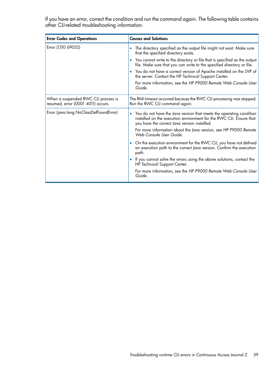 HP XP P9500 Storage User Manual | Page 59 / 78