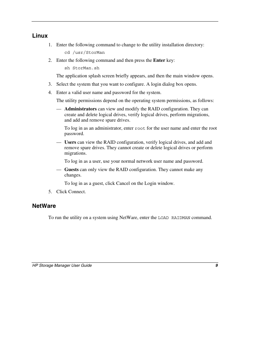 Linux, Netware | HP ProLiant ML310 G4 Server User Manual | Page 9 / 14