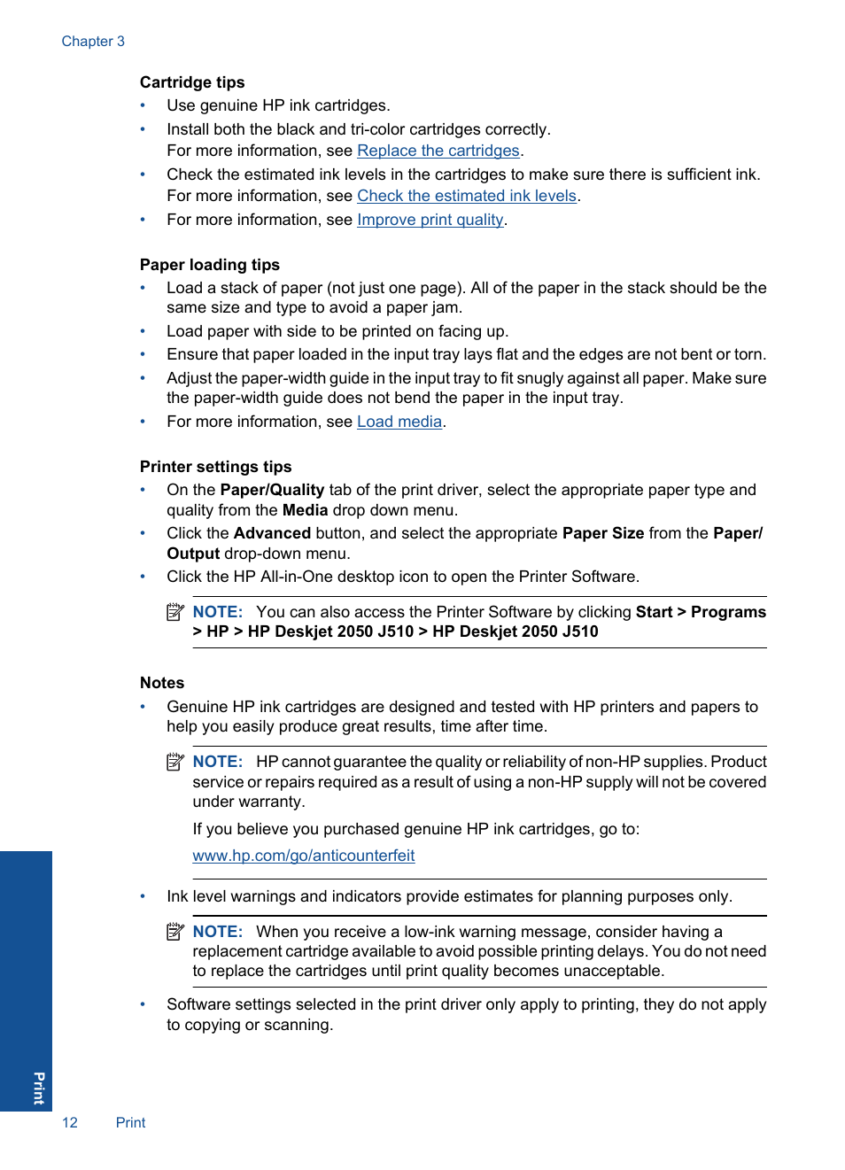 HP Deskjet 2050 User Manual | Page 14 / 54