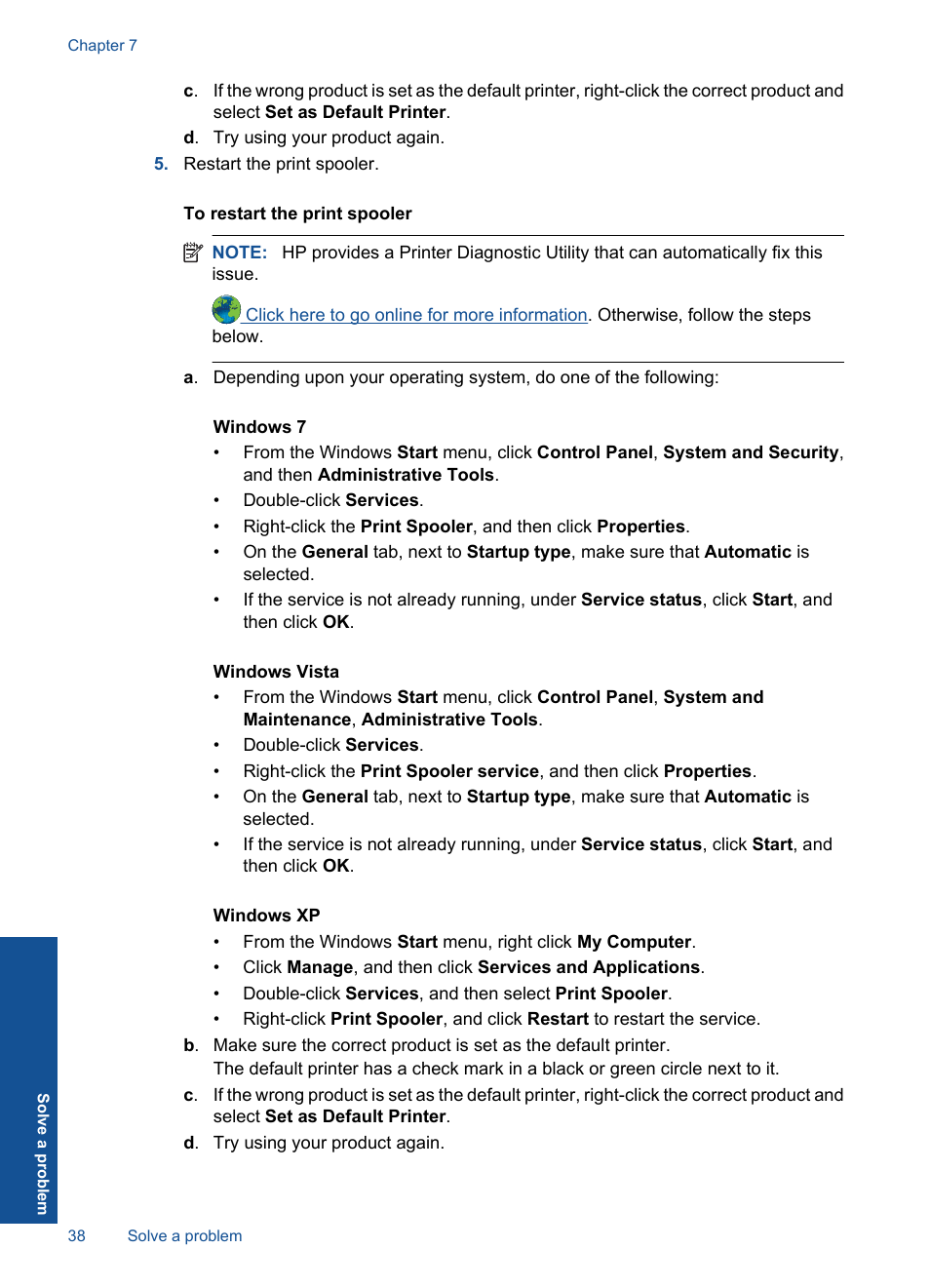 HP Deskjet 2050 User Manual | Page 40 / 54
