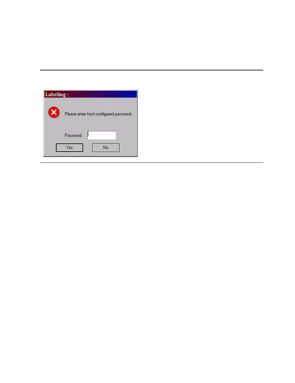 Figure 6-11, Host configured password dialog box | HP NonStop G-Series User Manual | Page 101 / 230