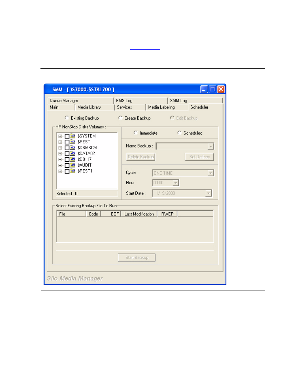 Scheduler tab, Figure 6-13, Scheduler main tab | HP NonStop G-Series User Manual | Page 103 / 230