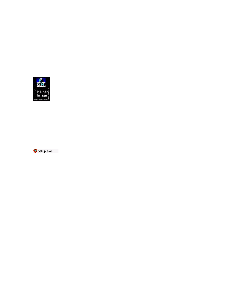 Installing the software, Figure 2-1, Silo media manager desktop icon | Figure 2-2, Setup icon | HP NonStop G-Series User Manual | Page 22 / 230