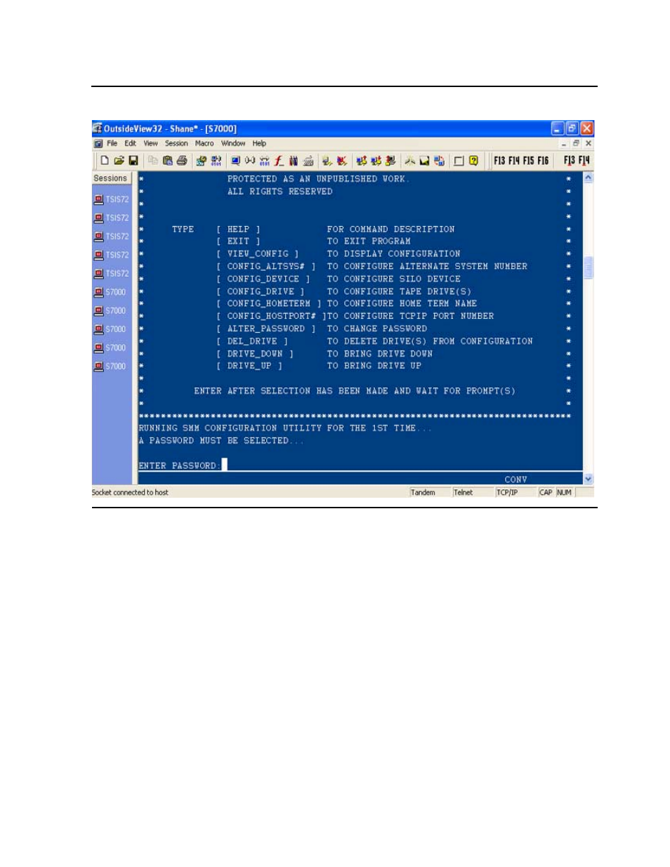 Figure 3-2, Configuration main menu | HP NonStop G-Series User Manual | Page 35 / 230